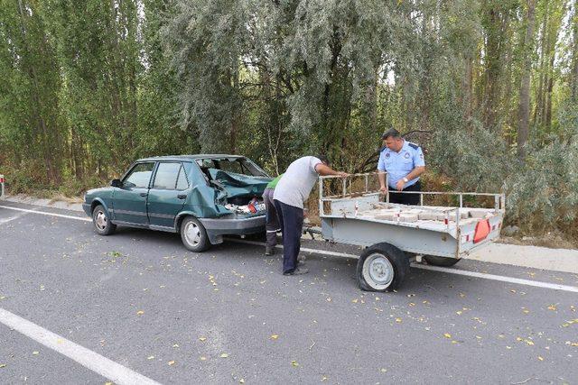 Ürgüp’te trafik kazası: 1 yaralı