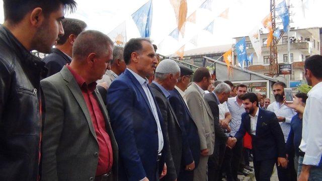 AK Parti Erciş İlçe Başkanı Nedim Sağlam’a coşkulu karşılama