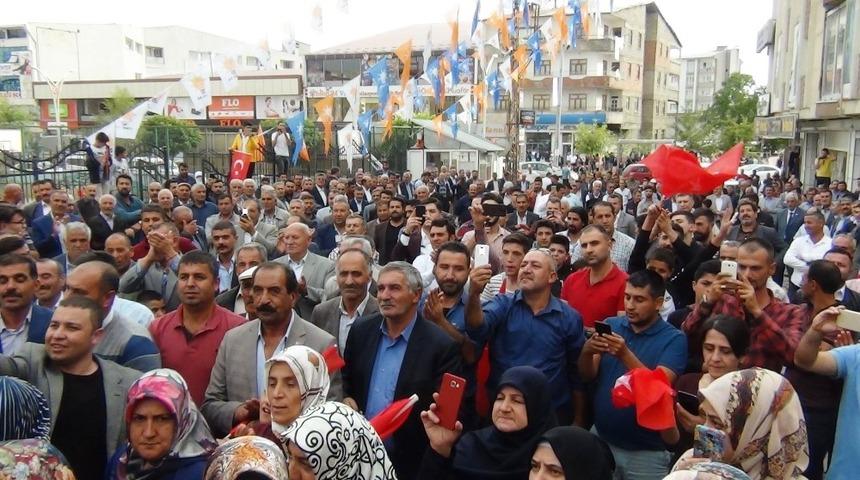 AK Parti Erciş İl&ccedil;e Başkanı Nedim Sağlam&rsquo;a coşkulu karşılama