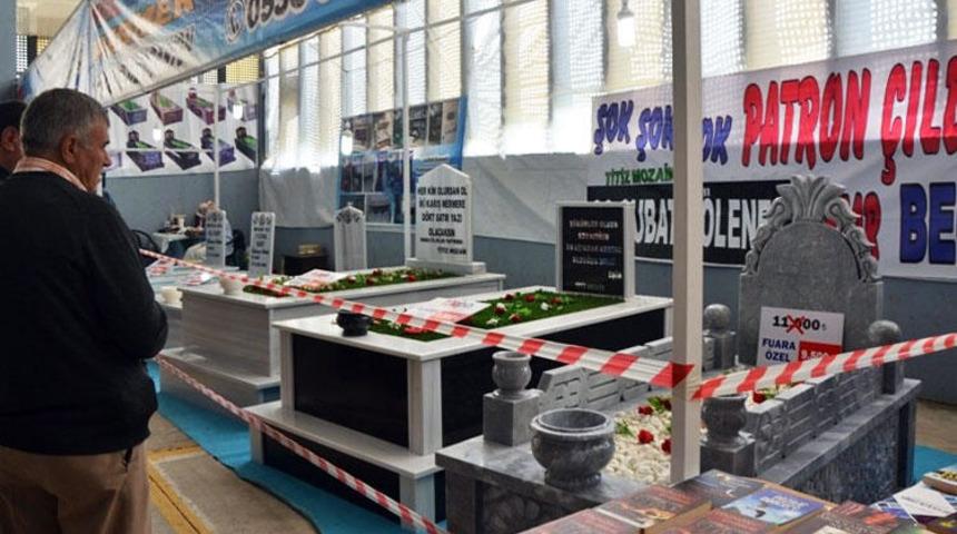 Bu da oldu! İndirimli mezar...