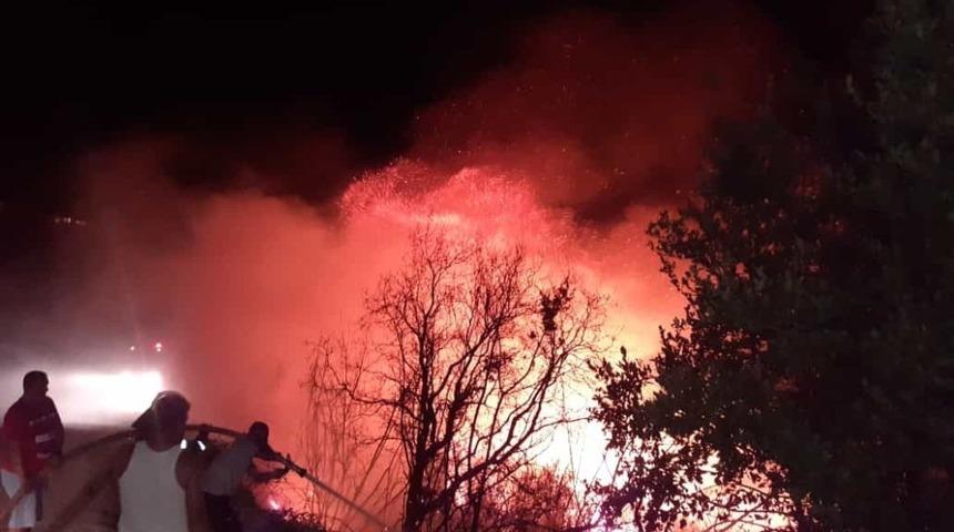 Samandağ&rsquo;da otluk alanda &ccedil;ıkan yangın korkuttu