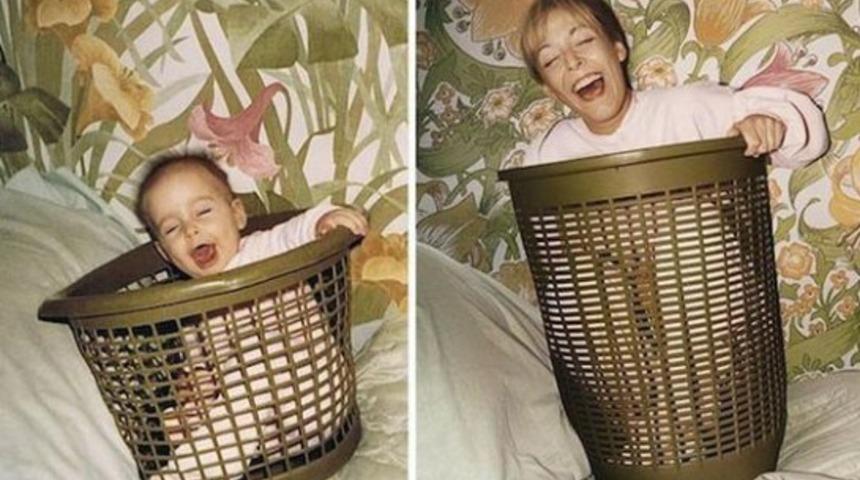Çocukluk fotoğrafları yeniden canlanınca ortaya bu komik anlar çıktı!