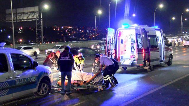 Haliç Köprüsü'nde otomobilin çarptığı yaya öldü