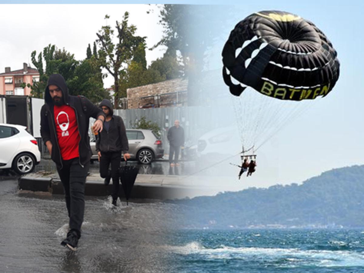 Marmaris'te sıcak havayı fırsat bilenler soluğu denizde aldı