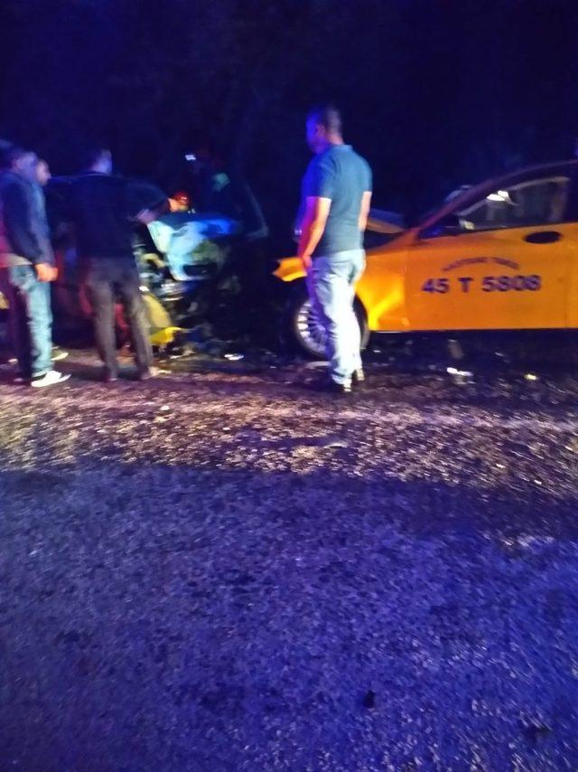 Manisa’da trafik kazası: 1 ölü