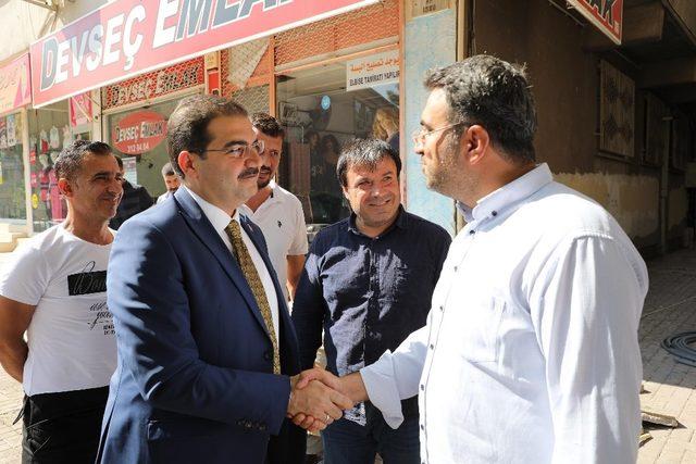 Canpolat esnafla bir araya geldi 1