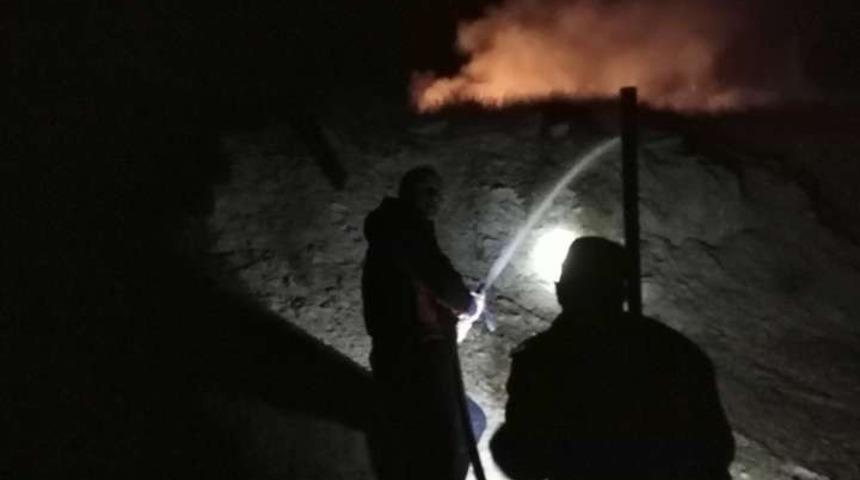 Hakkari&rsquo;de korkutan yangın