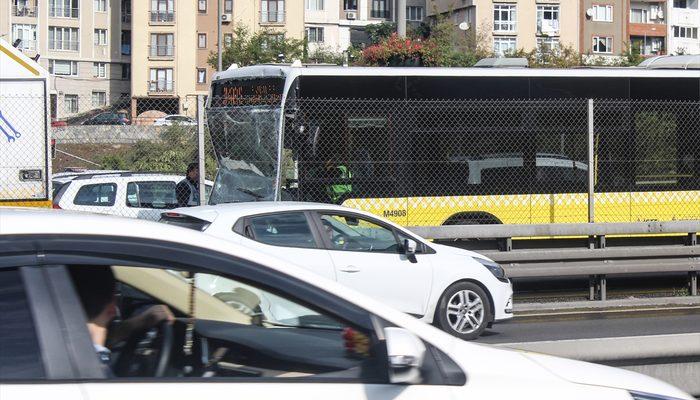 Son dakika! Halıcıoğlu'nda metrobüs kazası! Yaralılar var