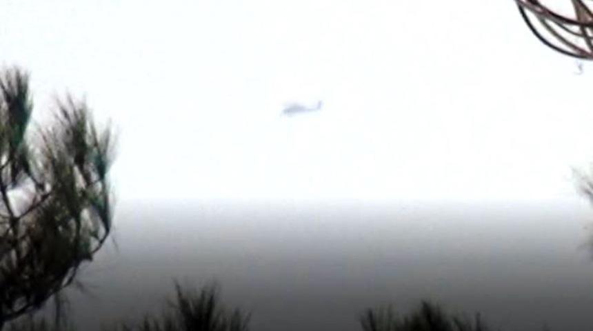 Suriye sınırında hava hareketliliği