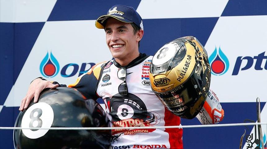 Marquez MotoGP'deki 6. şampiyonluğuna ulaştı