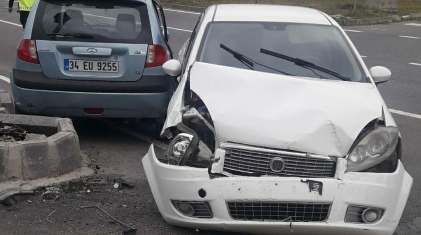 Samsun&rsquo;da trafik kazası: 2 yaralı