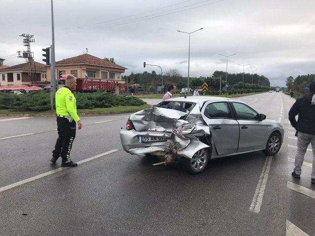 Samsun’da trafik kazası: 7 yaralı