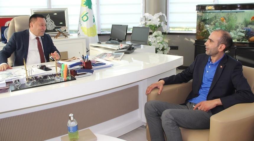 İş adamı Aldudak’tan Başkan Beyoğlu’na ziyaret