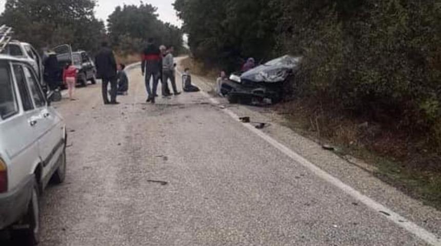 Demirci’de trafik kazası: 1 ölü