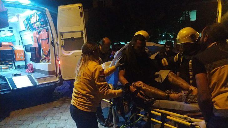 Manisa'da sokak ortasında dehşet! Üzerine benzin döküp kendini yaktı! G3