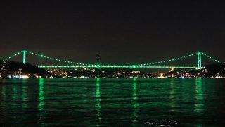 İstanbul serebral palsi için yeşile büründü