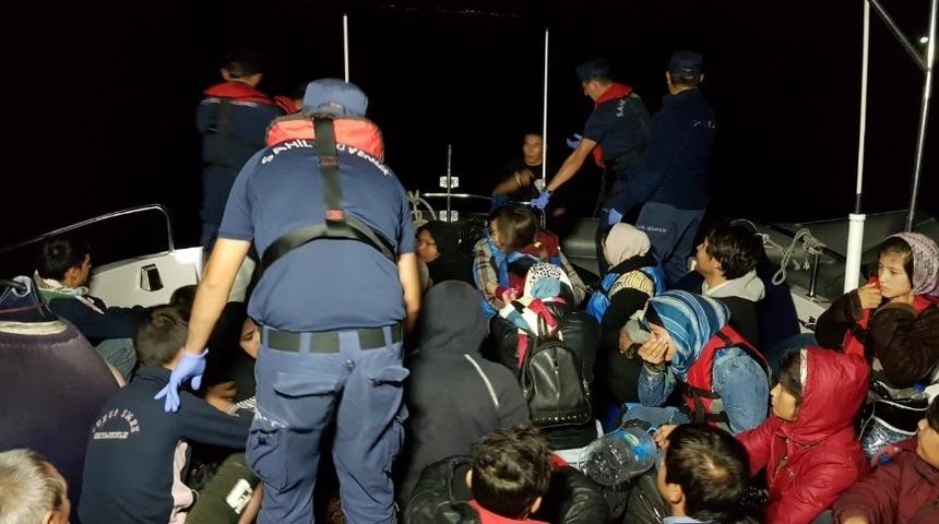 Didim&rsquo;de 2 g&uuml;nde 128 d&uuml;zensiz g&ouml;&ccedil;men yakalandı