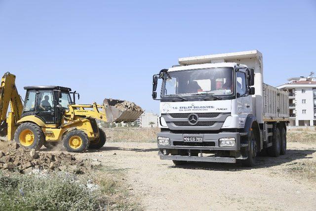 Efeler Belediyesi Osman Yozgatlı’da yeni yol çalışması başladı