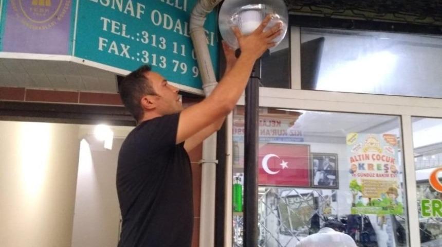 Nazilli Belediyesi&rsquo;nden aydınlatma &ccedil;alışması
