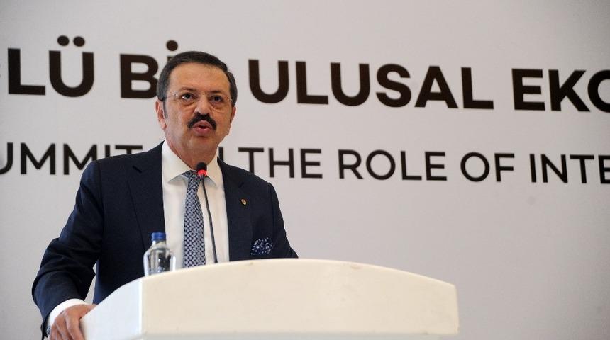 TOBB Başkanı Hisarcıklıoğlu: &ldquo;Fikri m&uuml;lkiyet haklarının &ouml;nemini &ouml;zel sekt&ouml;re yaymamız gerekiyor&rdquo;