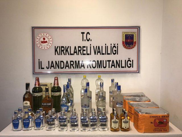 Kırklareli’de kaçak içki operasyonu