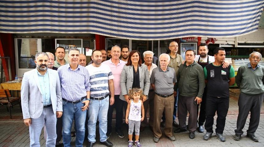 Başkan Çerçioğlu, esnafla kahvaltıda buluştu