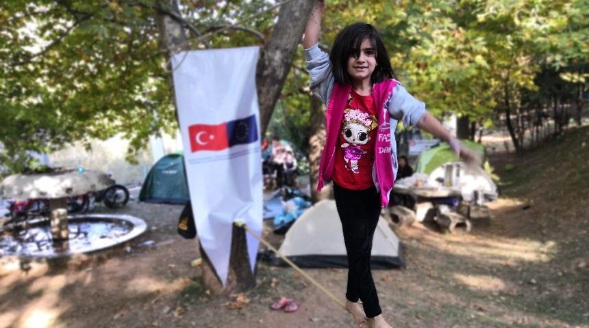 Doğa kampına başvuran 250 kişiden 100’ü katıldı