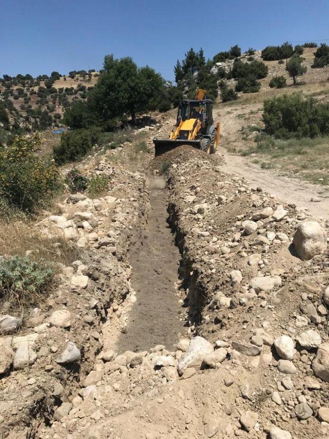 MESKİ’nin, ilçelerde içme suyu çalışmaları sürüyor