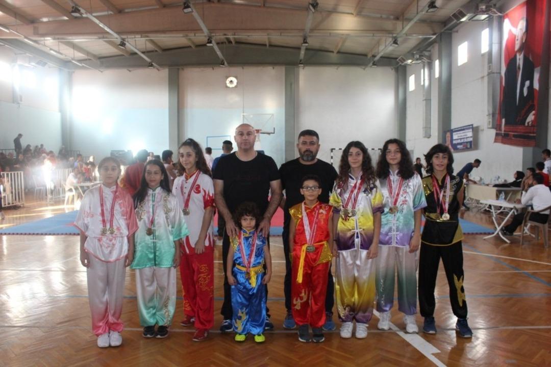 Yunusemre Belediyespor Wushu&rsquo;da 6 altın madalya kazandı