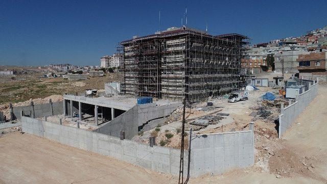 Yeşilvadi polis merkezi hızla yükseliyor