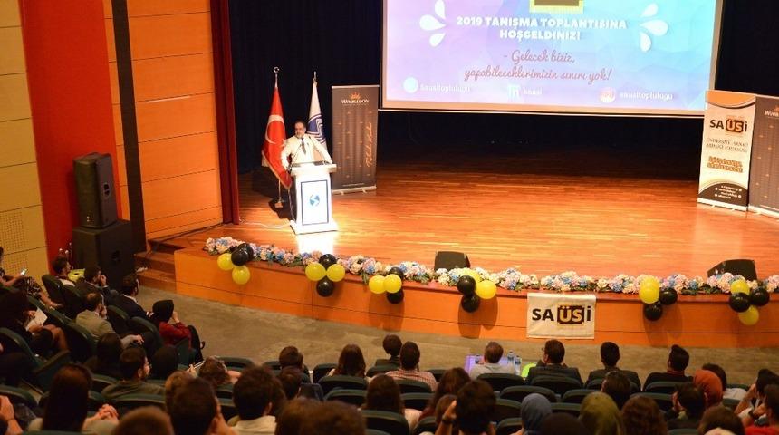 Rekt&ouml;r Savaşan, SA&Uuml;Sİ Tanışma Toplantısına katıldı