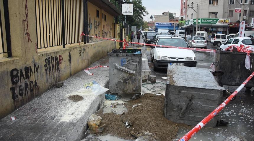 İzmir'de, kimyasal madde yangını korkuttu