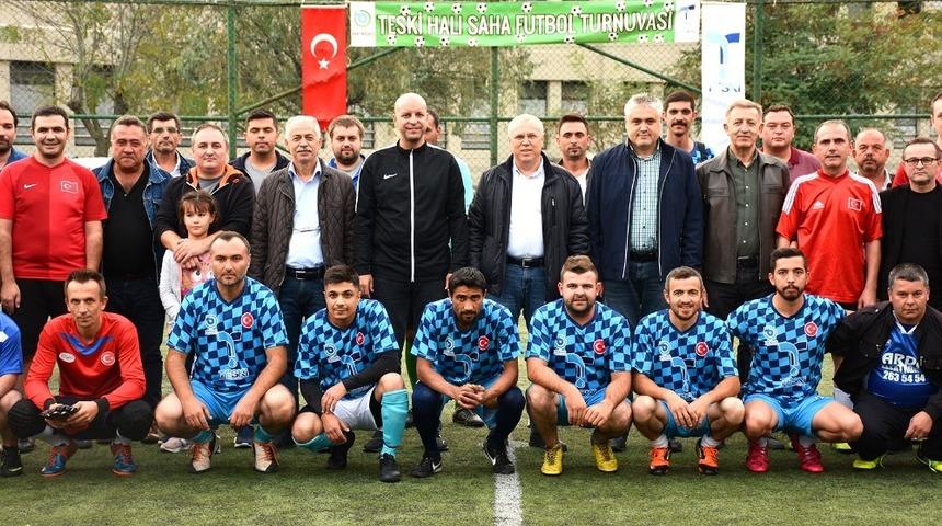 TESKİ Halı Saha Futbol Turnuvası başladı