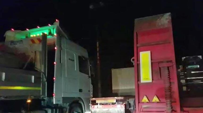 Bu görüntü akşam saatlerinde çekildi! ABD'den YPG'ye 80 TIR'lık destek!