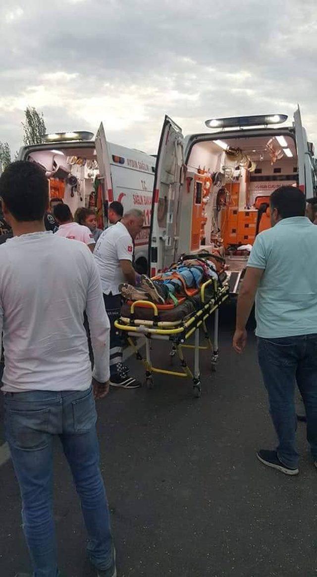 Aydın'da otomobil incir bahçesine uçtu: 6 yaralı 