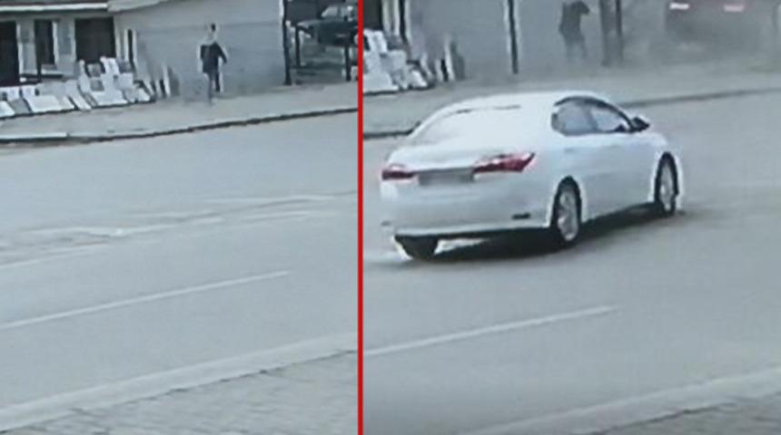 Rize'de trafik kazası! Kazadan bir adımla kurtuldu