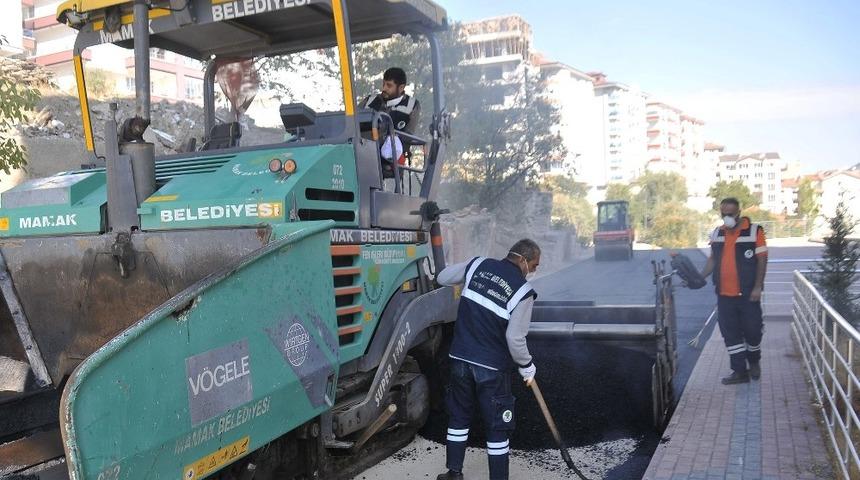 Mamak&rsquo;ta asfalt hamlesi