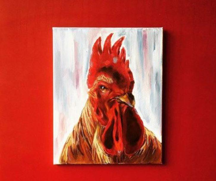 Göğüsleriyle resim yapan Belaruslu kadın! G5