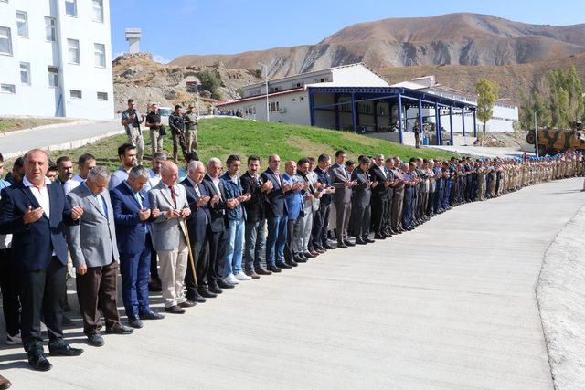 Kazada şehit olan asker, törenle uğurlandı