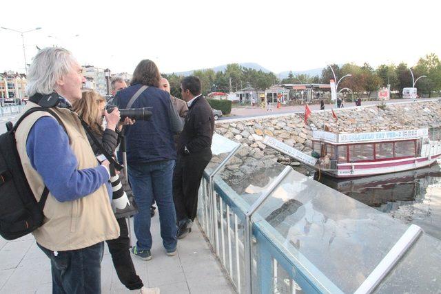 Beyşehir Gölü yabancı fotoğrafçıları ağırladı