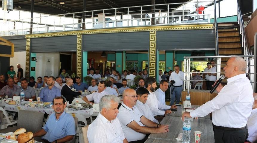 Başkan Tollu din g&ouml;revlileri ile bir araya geldi