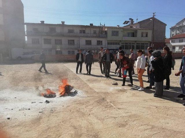 AFAD’tan kaymakamlıklara yangın eğitimi