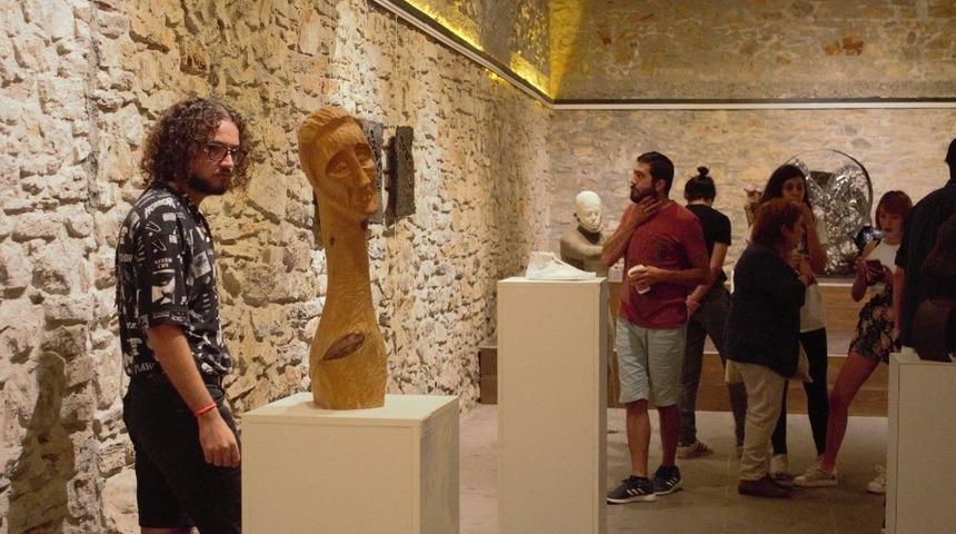 Heykel B&ouml;l&uuml;m&uuml; Mezunları Sergi&rsquo; a&ccedil;tı