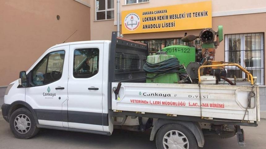 &Ccedil;ankaya okullarını ila&ccedil;lıyor