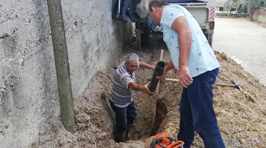 Bayırk&ouml;y&rsquo;de su patlağı onarıldı