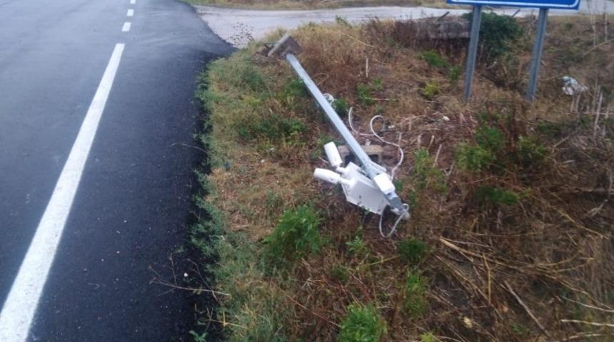 Güvenlik kameraları rüzgara dayanamadı