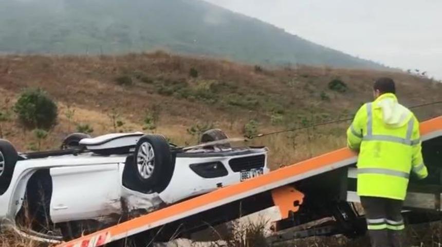 VakıfBank Spor Kul&uuml;b&uuml; personeli kaza yaptı: 3 yaralı