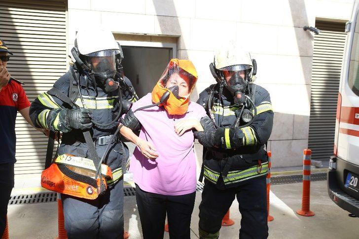 Denizli’de nefes kesen acil durum tatbikatı drone ile görüntülendi G5