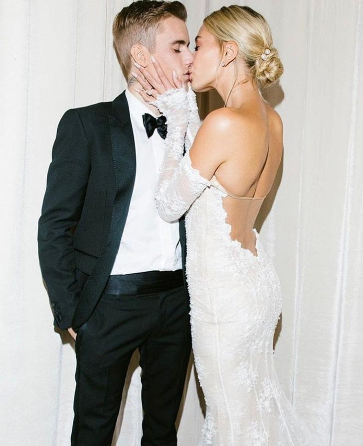 Justin Bieber ile evlenen Hailey Baldwin gelinliğini ilk kez gösterdi G5