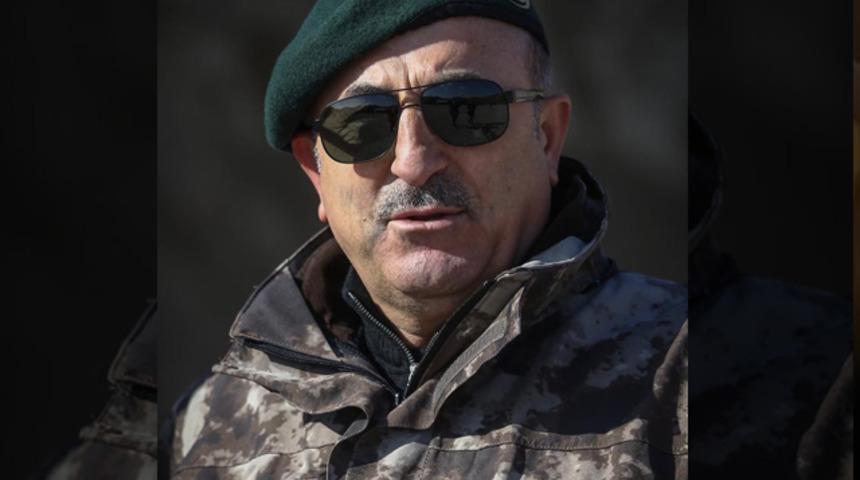 Bakan Mevlüt Çavuşoğlu kamuflajları giydi: Fıtrat değişir sanma bu kan yine o kandır